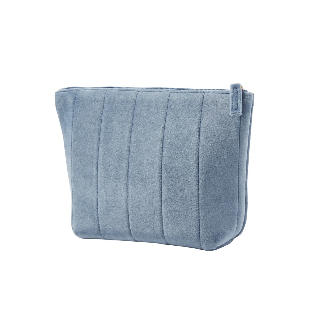❗️LAST 1❗️🤎5 For $25🤎 ULTA BEAUTY Light Blue Fleece Makeup Cosmetic Bag